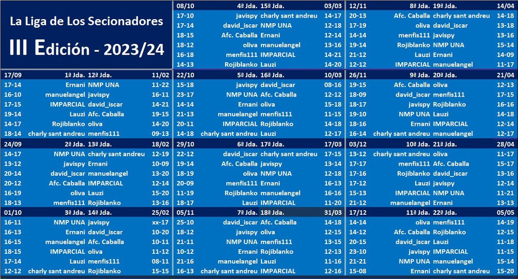 EL JUEGO DE LOS SELECCIONADORES (3ª Edición) - Temporada 2023-24 Calendario-LIGA-Seleccionadores-2023-24