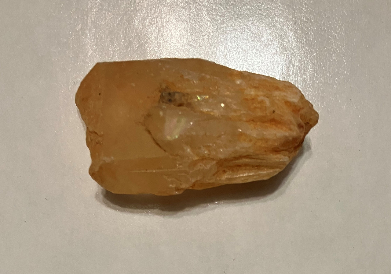 raw tangerine quartz, information sheet