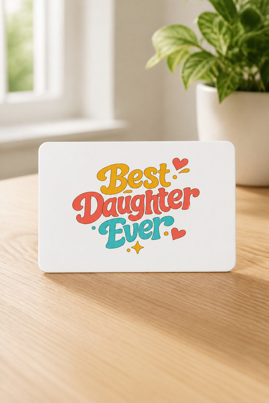 best daughter ever rectangle magnet 051