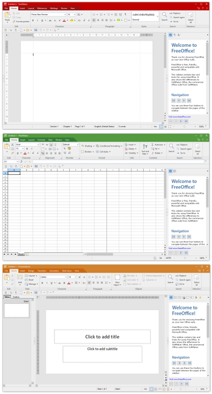 FreeOffice 2021 Rev. 1046 (by SoftMaker)