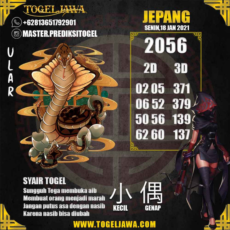 Prediksi Japan Tanggal 2021-01-18