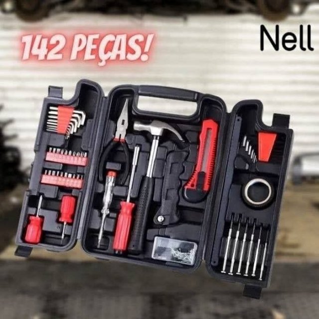 Kit Ferramentas Nell 142 Peças XWT0142A