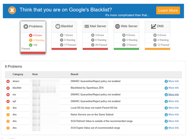Prüfung E-Mail-Server