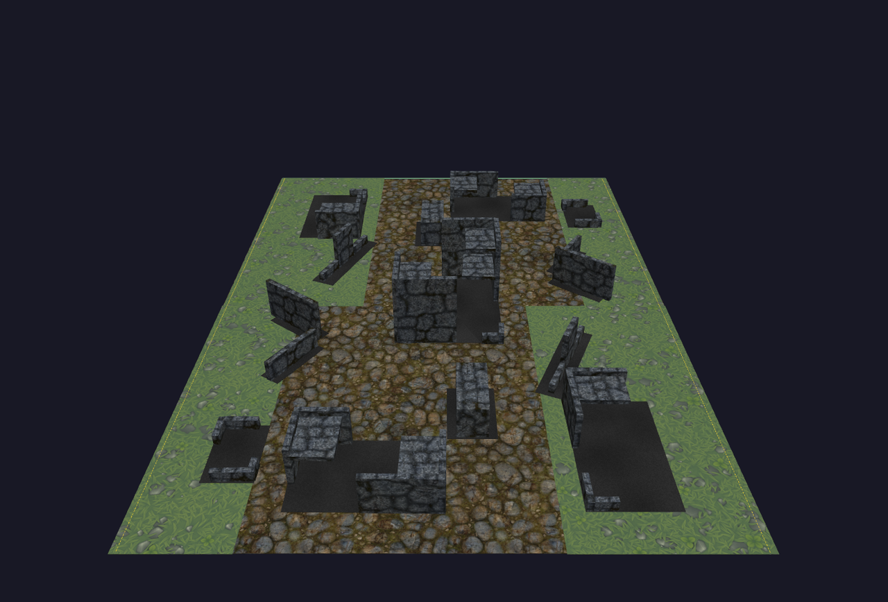 layout c disruption vs disruption 3d