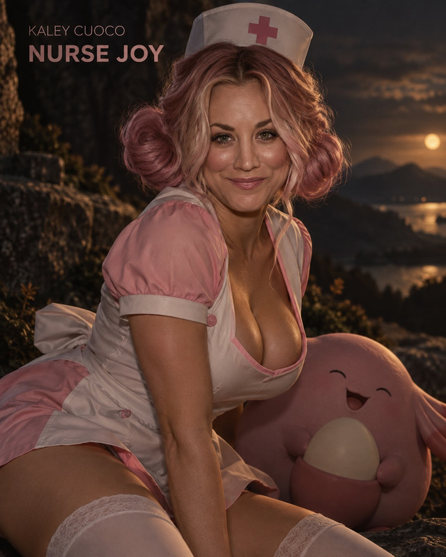 Kaley Cuoco Nurse Joy