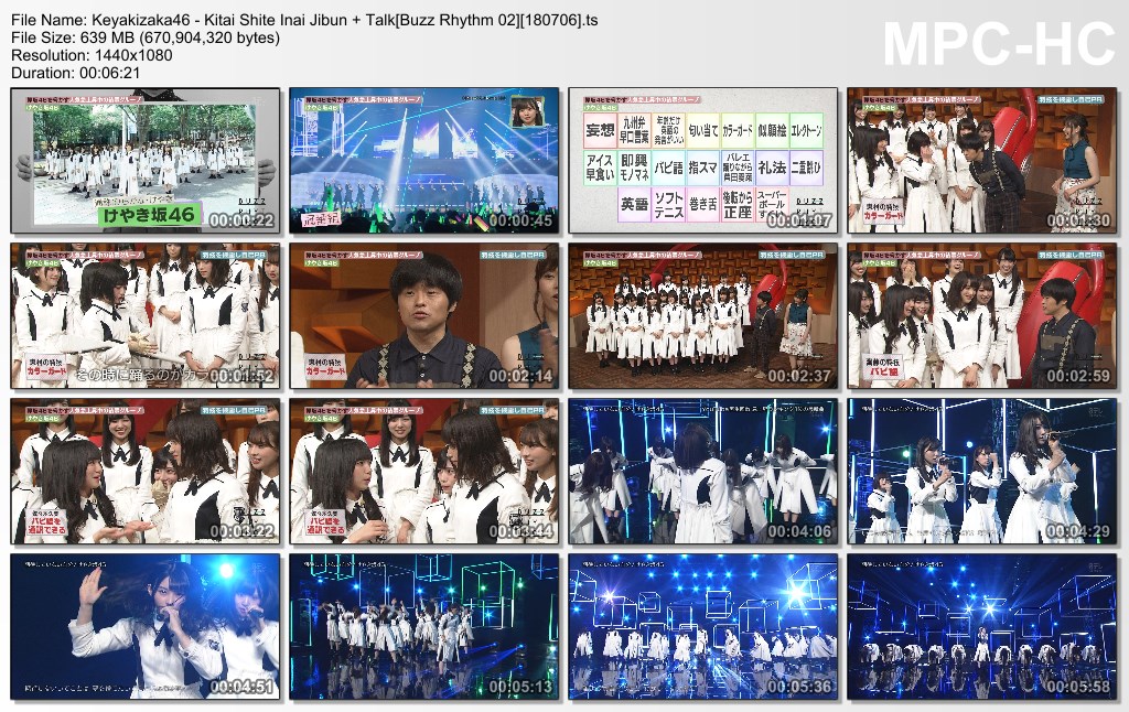 Keyakizaka46 - Kitai Shite Inai Jibun   Talk[Buzz Rhythm 02][180