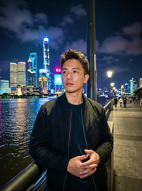 Cinematic Night Identity Portrait