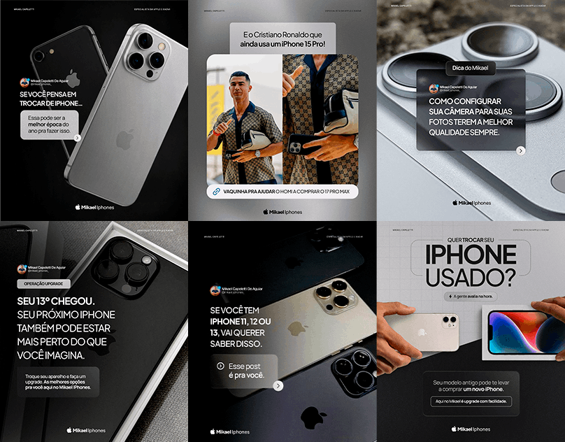 Capa Social Media - Mikael iPhones