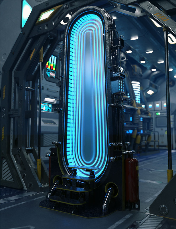 Sci-Fi Essentials Teleportation Gate Sci-Fi Essentials Teleportation Gate