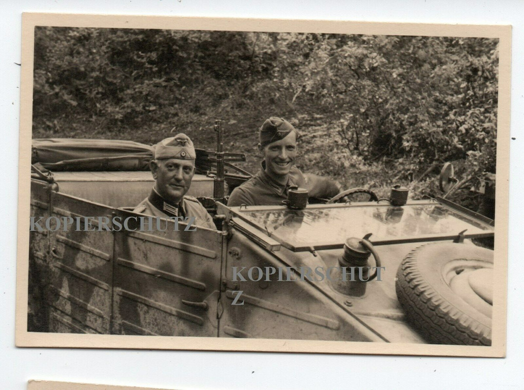 Russland vor Rschew Kübel VW Sdkfz Tarn Kommandeur