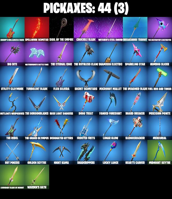 pickaxes comp