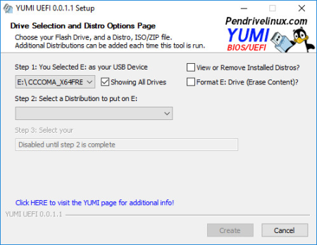 YUMI (Your Universal Multiboot Installer) UEFI 0.0.4.1