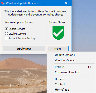 Windows Update Blocker 1.5 Windows Update Blocker 1.5