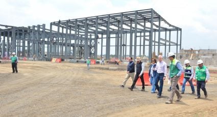 Alfredo del Mazo supervisa la obra del Trolebús Chalco-Santa Martha; se prevé inauguración en julio