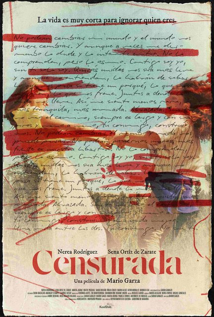 LA PELÍCULA “CENSURADA”, DE MARIO GARZA, ESTÁ PROTAGONIZADA POR NEREA RODRÍGUEZ Y SENA ORTIZ DE ZÁRATE