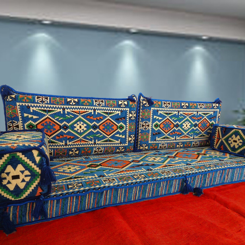 Arabic Majlis Floor Sofa Seating Floor Cushions Bohemian Furniture
