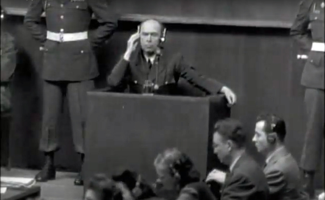 Kesselring durante el juicio