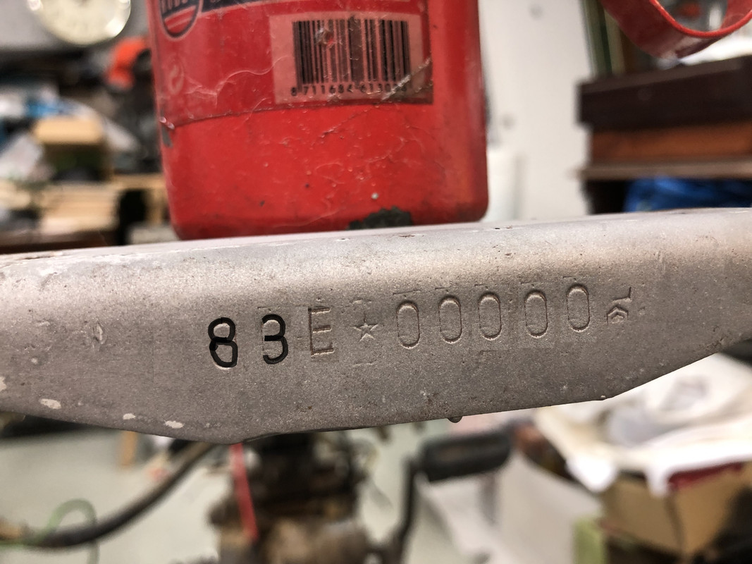 Número chasis 3 SIN pintura