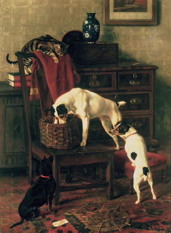 Rupert-Arthur-Dent-A-Discreet-Inquiry-Dont-Disturb-me-at-the-Royal-Academy-1896-Meister-Drucke-1