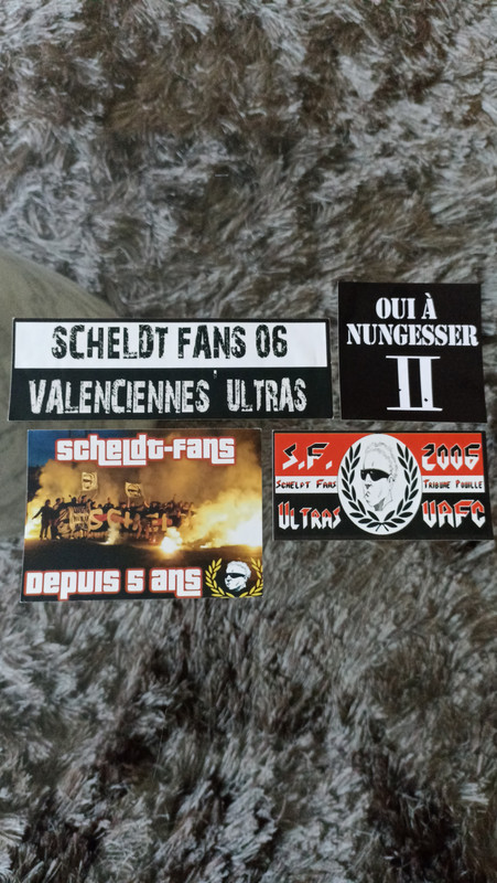 [VENTE] Stickers français (Lyon, Monaco, Paris, Metz, Sochaux, Reims, Amiens...) dont ANCIENS GROUPES Valenciennes