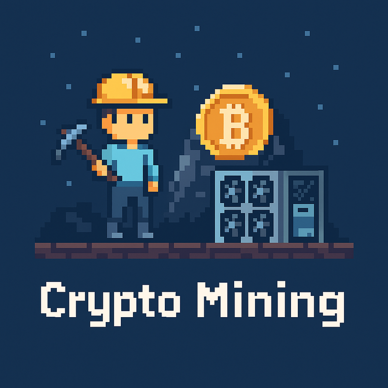 Crypto Mining Pixel Art