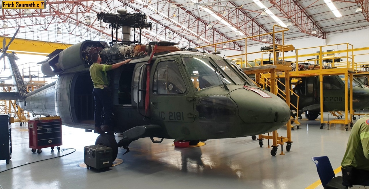 El Ejército de Colombia destina 47 millones de dólares al mantenimiento de su flota de helicópteros