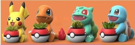 Pokemon Planter Set – 3D Print