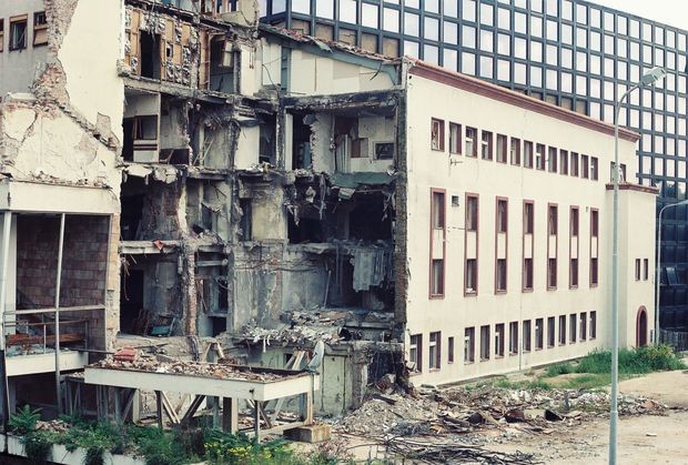 fotografija Branka Pelinovica - zgrada u Aberdarevoj