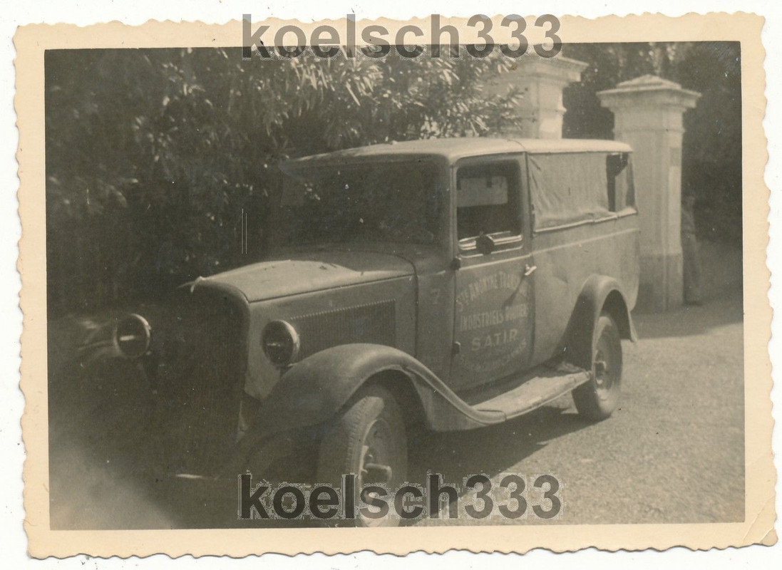 französischer Kleintransporter LKW Wehrmacht Beu