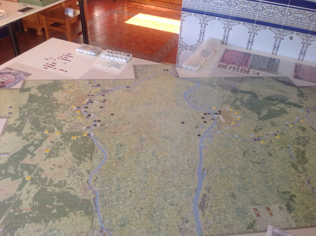 Despliegue inicial Nimega y Arnhem alemán