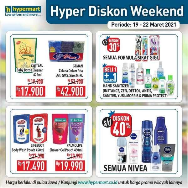Katalog Promo Hypermart 19-22 Maret 2021 
