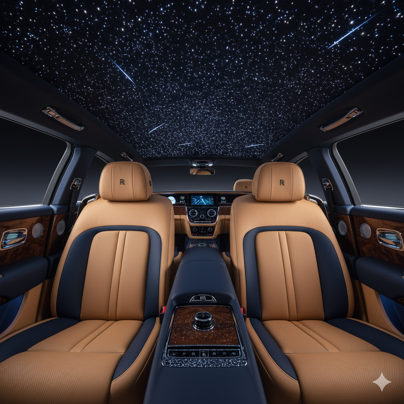 Star Headliner Installation — starlight roof