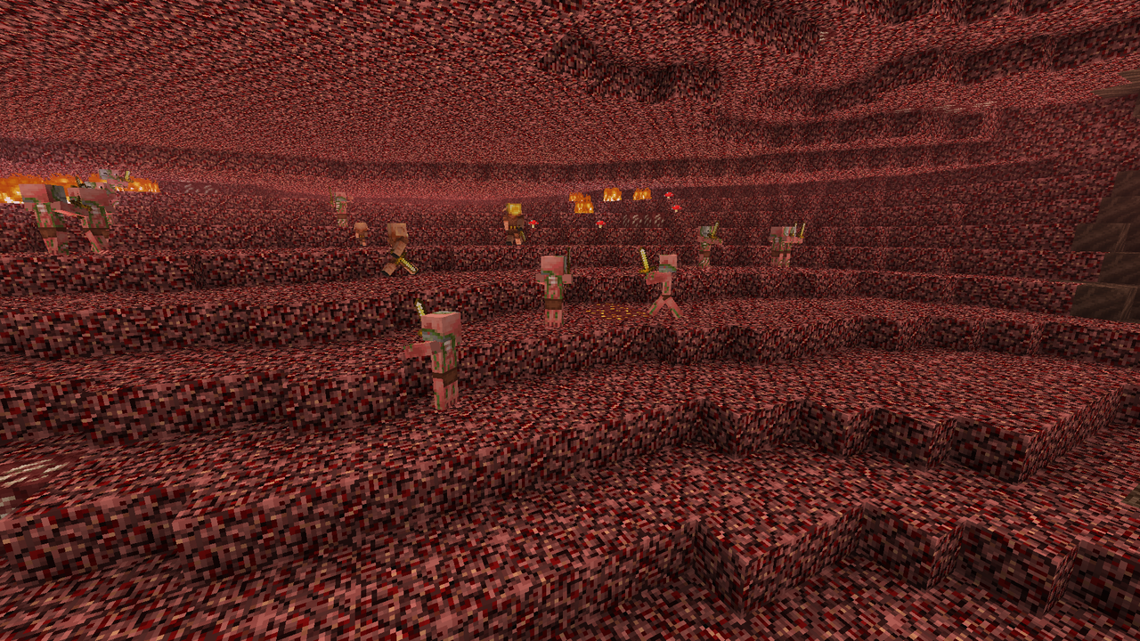 The Nether Wastes From Old Minecraft