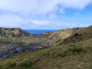 Isla de Pascua - Chile - Blogs de Chile - Ana Te Pahu - Ahu Akivi - Puna Pau - Vinapu - Rano Kau - Orongo (16)