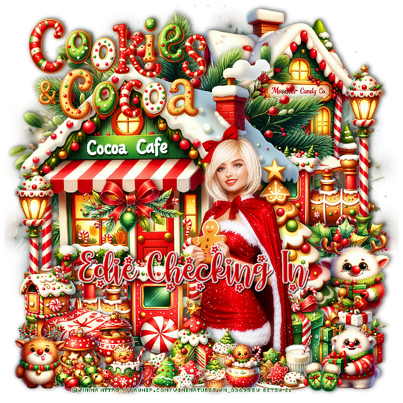 Edie Checking In Cocoa Cafe Vi Nina TAG Betsy E