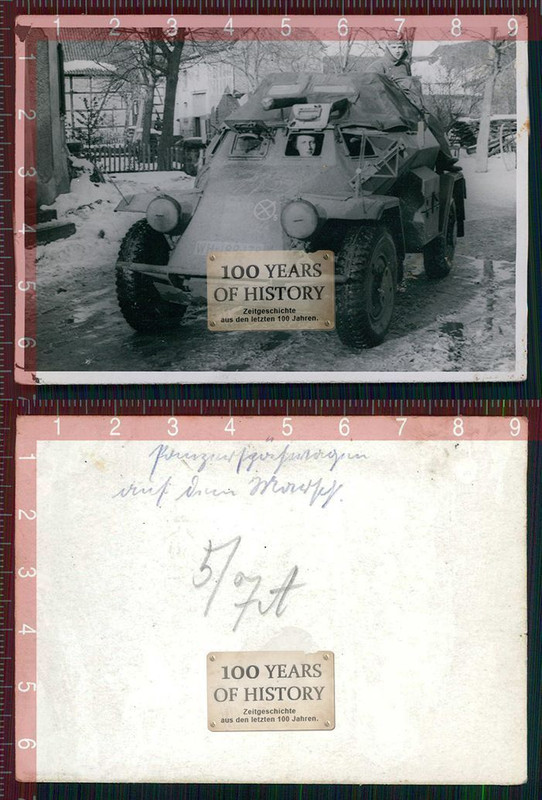 Orig. Foto Panzer Tank Panzerwagen Spähwagen SdK