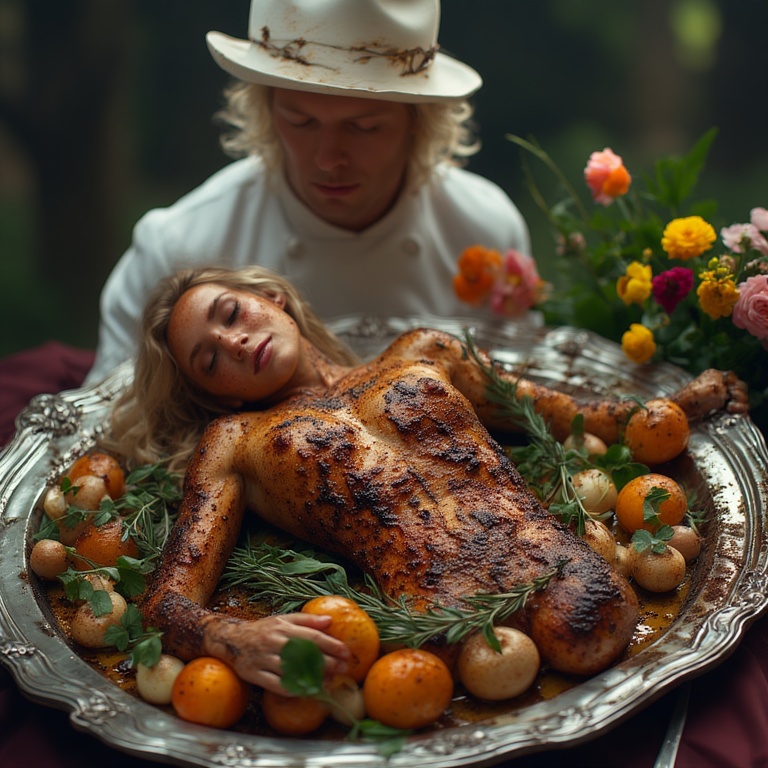 Garden wedding wom served Blonde 0 98