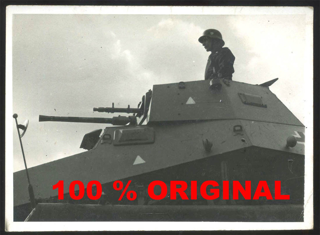 FOTO - PANZER SPÄHWAGEN SdKfz 232 - 8 RAD - KRIE