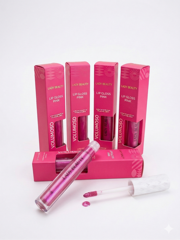 Gloss Volumoso Lady Beauty Pink