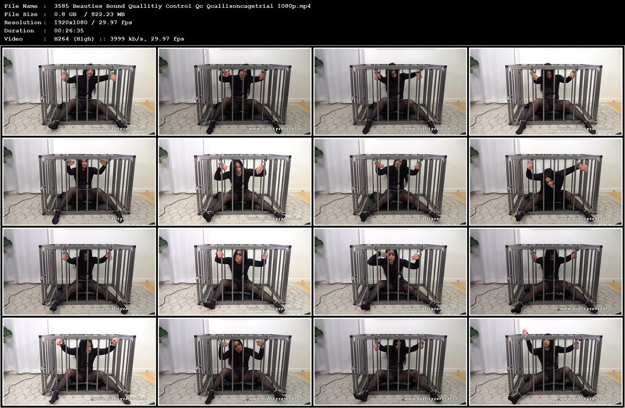 3585 Beauties Bound Quallitiy Control Qc Qcallisoncagetrial 1080p mp4