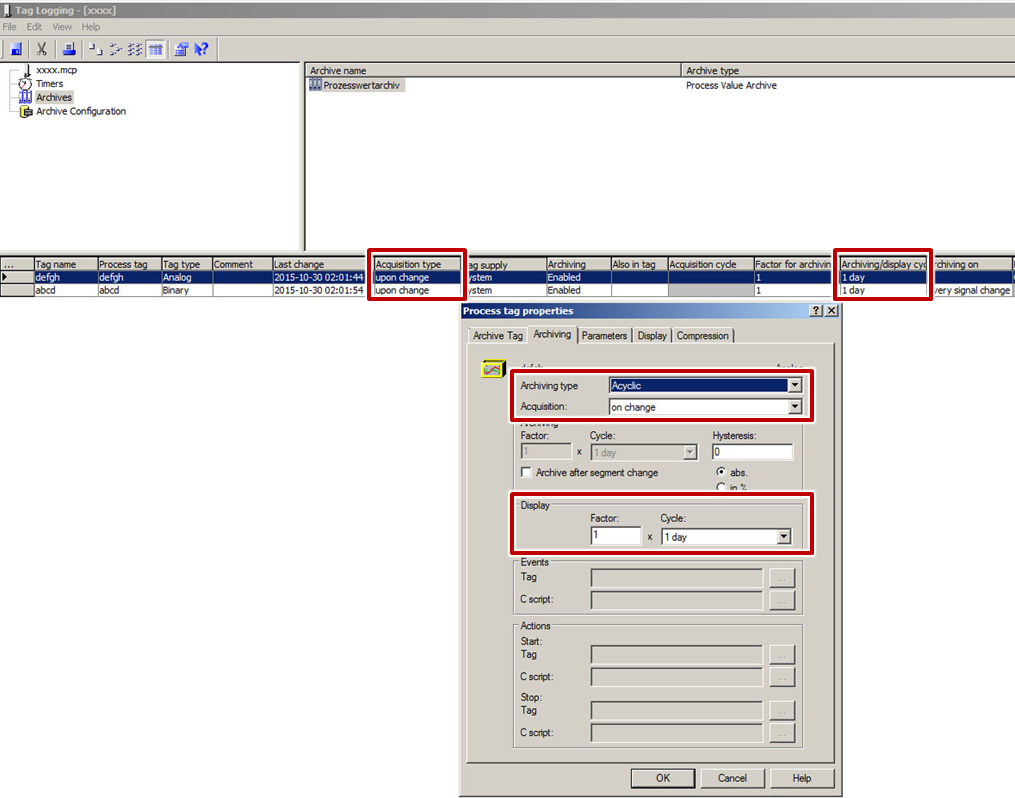 SIMATIC WinCC time stamp remote TeleControl archive tags SIMATIC WinCC time stamp remote TeleControl archive tags