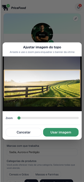 Etapa 5 — ajustar imagem de capa