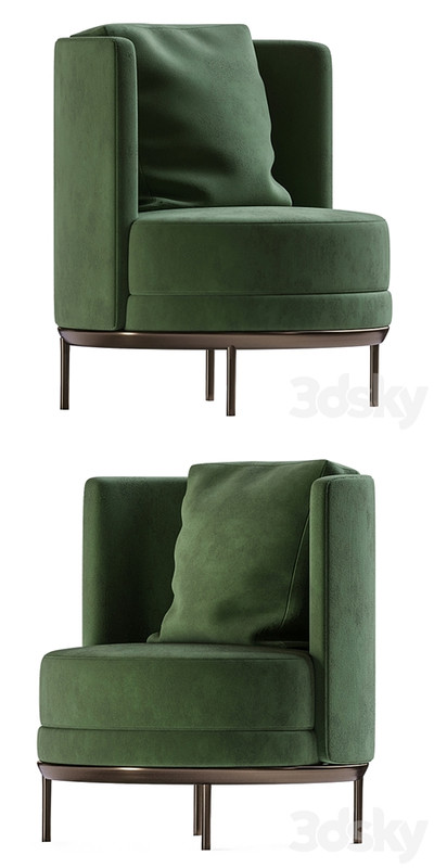 Green armchair corona redner