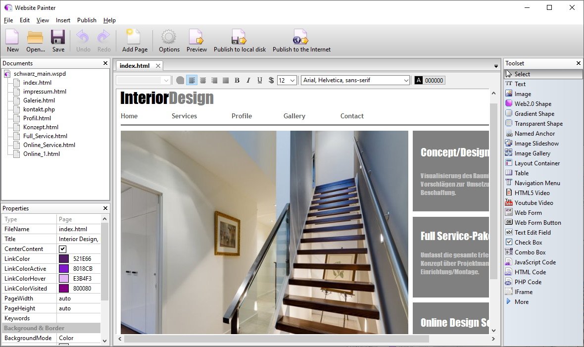 Ambiera WebsitePainter 3.6 Multilingual