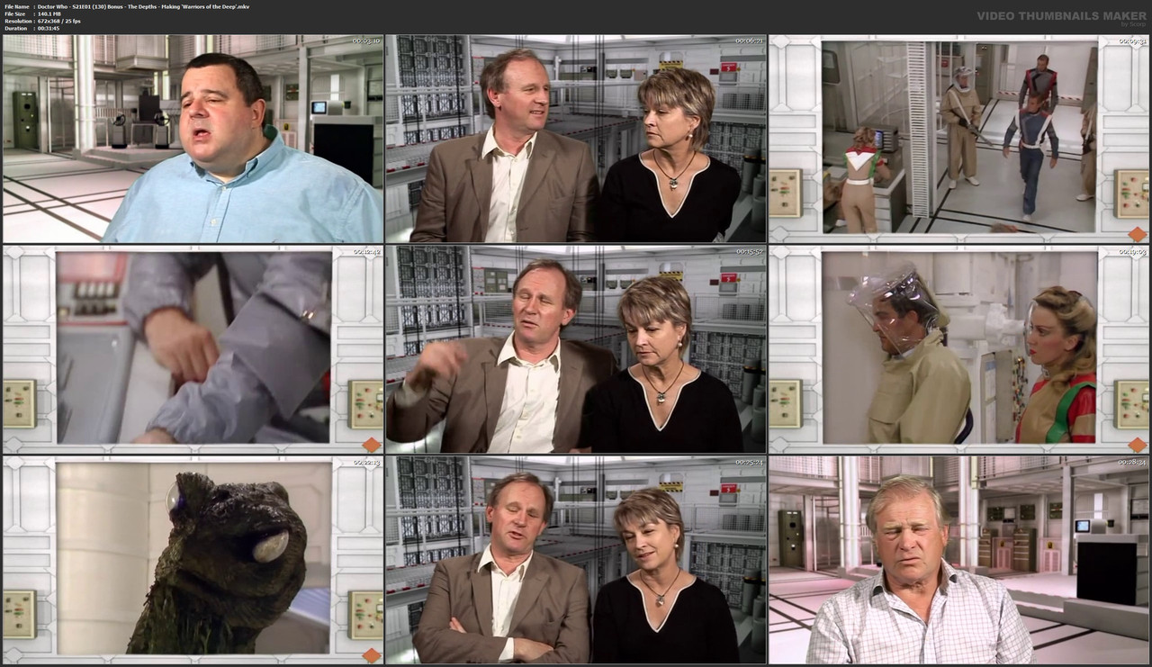 Doctor Who - S21E01 (130) Bonus - The Depths - Making 'Warriors of the Deep'.mkv