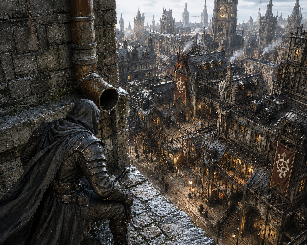 Rooftops Above the Cogwarren