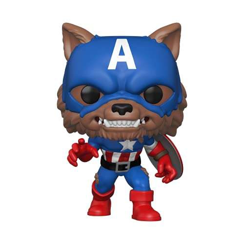 Amazon: Funko Pop! Marvel: Year of The Shield - Capwolf, Amazon Funkon Exclusive 
