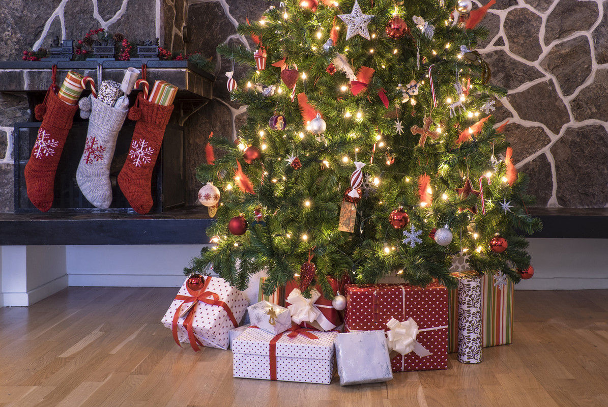 Christmas Stocking Stuffers Under the Christmas Tree