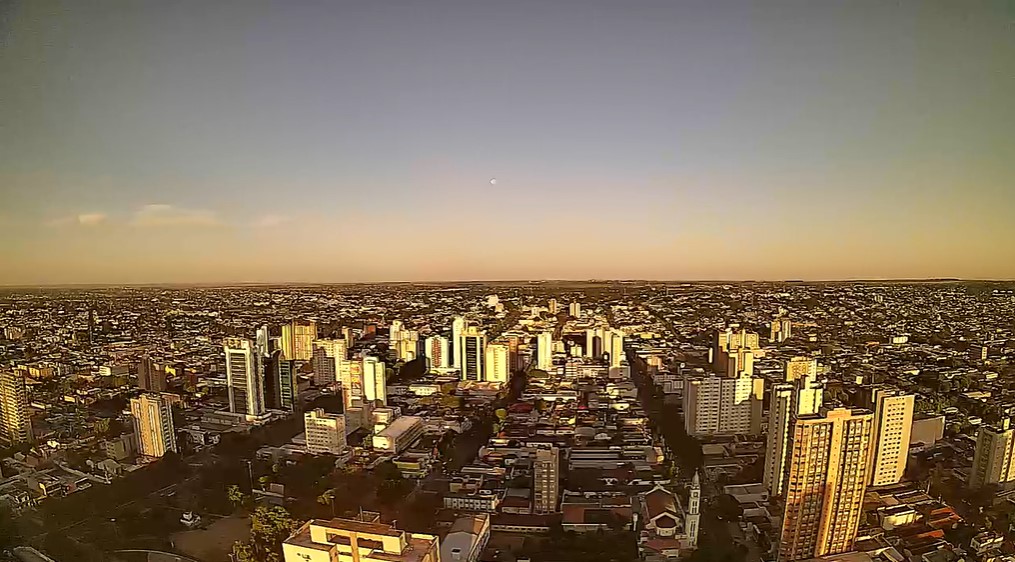 Campo Grande nesta manhã de quinta-feira