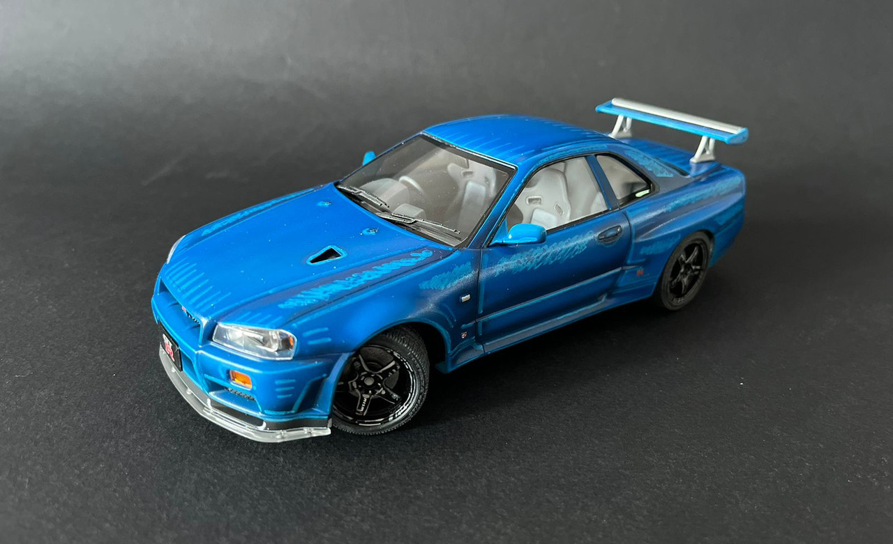 Tamiya R34 VSPEC II スカイライン 1/24 NISSAN SKYLINE GT-R V-spec II (R34) | TAMIYA